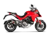 Vue 2 de l'échappement Optional Header (Titanium) for DUCATI MULTISTRADA 1260 / 1260 S 2020