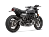 Vue 3 de l'échappement Optional Header (Titanium) for DUCATI SCRAMBLER URBAN MOTARD/NIGHTSHIFT/ICON/ICON DARK/DESERT SLED 2022