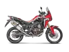 Vue 3 de l'échappement Honda CRF1000L Africa Twin 2016