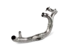 Vue 1 de l'échappement Optional Header (Titanium) for INDIAN FTR 1200 / S 2020