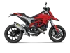 Vue 4 de l'échappement Link Pipe (Titanium) for DUCATI HYPERSTRADA 2018