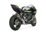 Vue 3 de l'échappement  for KAWASAKI NINJA ZX-6R 2023