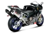 Vue 3 de l'échappement Evolution Line (Titanium) TUONO 1000 for APRILIA TUONO 1000 2010