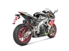 Vue 3 de l'échappement Evolution Line (Carbon) for APRILIA TUONO V4 2020