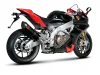 Vue 2 de l'échappement Racing Line (Carbon) for APRILIA RSV4 2014