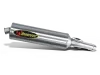Vue 1 de l'échappement Slip-On Line (Titanium) for APRILIA TUONO 1000 2005