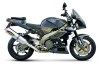 Vue 3 de l'échappement Slip-On Line (Titanium) for APRILIA TUONO 1000 2005