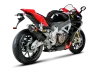 Vue 2 de l'échappement Slip-On Line (Carbon) Tuono V4 for APRILIA TUONO V4 2016