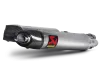 Vue 1 de l'échappement Slip-On Line (Titanium) for APRILIA SHIVER 750 / GT 2016