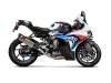 Vue 2 de l'échappement Evolution Line (Titanium) for BMW M 1000 RR 2026