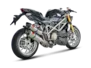 Vue 4 de l'échappement Ducati Streetfighter S 2010