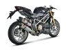 Vue 3 de l'échappement Slip-On Line (Titanium) for DUCATI STREETFIGHTER S 2014