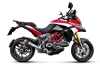 Vue 3 de l'échappement Evolution Line (Titanium) for DUCATI MULTISTRADA 1200 S 2014
