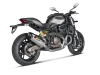 Vue 4 de l'échappement Slip-On Line (Titanium) for DUCATI MONSTER 1200/1200S 2016