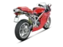 Vue 3 de l'échappement  for DUCATI 999 S 2003
