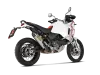 Vue 2 de l'échappement Slip-On Line (Titanium) for DUCATI DESERTX 2024