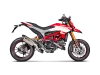 Vue 3 de l'échappement Slip-On Line (Titanium) for DUCATI HYPERMOTARD 2018