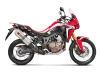 Vue 3 de l'échappement Slip-On Line (Titanium) for HONDA CRF1000L AFRICA TWIN ADVENTURE SPORTS 2019