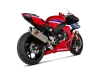 Vue 4 de l'échappement Slip-On Line (Titanium) Track Day for HONDA CBR1000RR-R FIREBLADE / SP 2026