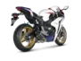 Vue 3 de l'échappement Honda CBR1000RR ABS 2009