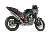 Vue 3 de l'échappement Racing Line (Titanium) for HONDA CRF1100L AFRICA TWIN 2020