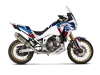 Vue 2 de l'échappement Racing Line (Titanium) - for Adventure Sports for HONDA CRF1100L AFRICA TWIN ADVENTURE SPORTS 2020