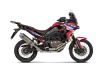 Vue 2 de l'échappement Racing Line (Titanium) - for Adventure Sports for HONDA CRF1100L AFRICA TWIN ADVENTURE SPORTS 2026