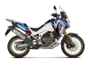 Vue 2 de l'échappement Slip-On Line (Titanium) for HONDA CRF1100L AFRICA TWIN ADVENTURE SPORTS 2023