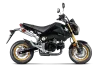Vue 3 de l'échappement Slip-On Line (Titanium) for HONDA MSX125 / GROM 2015