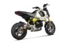 Vue 3 de l'échappement Slip-On Line (Titanium) for HONDA MSX125 / GROM 2026