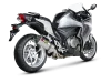Vue 2 de l'échappement Honda VFR1200F 2010