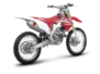 Vue 3 de l'échappement Honda CRF250R / 250RX 2013