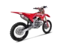 Vue 5 de l'échappement Honda CRF450R / 450RX 2021