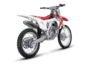 Vue 3 de l'échappement Honda CRF450R / 450RX 2013