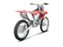 Vue 3 de l'échappement Honda CRF450R / 450RX 2003