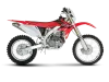 Vue 2 de l'échappement Honda CRF450X 2005