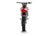 Vue 4 de l'échappement Honda CRF450X 2005