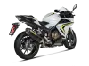 Vue 2 de l'échappement Slip-On Line (Carbon) for HONDA CBR400/500 R 2023