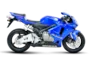 Vue 3 de l'échappement  for HONDA CBR600RR 2008