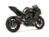 Vue 3 de l'échappement Racing Line (Carbon) for KAWASAKI NINJA ZX-25R 2026