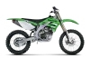 Vue 2 de l'échappement Kawasaki KX 450 F 2008