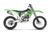 Vue 3 de l'échappement Kawasaki KX 450 F 2009