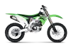 Vue 3 de l'échappement  for KAWASAKI KX 450 F 2009
