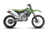 Vue 2 de l'échappement Kawasaki KX 450 F 2009