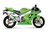 Vue 2 de l'échappement Kawasaki Ninja ZX-6R 2003