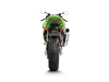 Vue 3 de l'échappement Kawasaki Ninja ZX-6R 2003