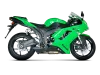 Vue 2 de l'échappement Slip-On Line (Titanium) for KAWASAKI NINJA ZX-6R 2008