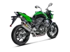 Vue 3 de l'échappement Kawasaki Z750 / Z750R 2007