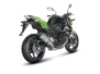 Vue 3 de l'échappement Kawasaki Z750 / Z750R 2007