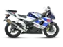Vue 3 de l'échappement  for SUZUKI GSX-R1000 2003